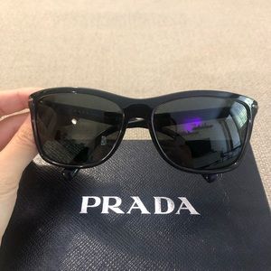 Authentic Prada Sunglasses in Black